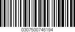 Código de barras (EAN, GTIN, SKU, ISBN): '0307500746194'