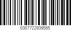 Código de barras (EAN, GTIN, SKU, ISBN): '0307722939565'