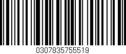 Código de barras (EAN, GTIN, SKU, ISBN): '0307835755519'