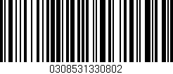 Código de barras (EAN, GTIN, SKU, ISBN): '0308531330802'
