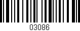 Código de barras (EAN, GTIN, SKU, ISBN): '03086'