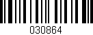 Código de barras (EAN, GTIN, SKU, ISBN): '030864'