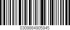Código de barras (EAN, GTIN, SKU, ISBN): '0309884905945'