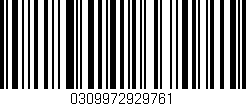 Código de barras (EAN, GTIN, SKU, ISBN): '0309972929761'