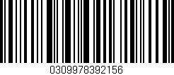 Código de barras (EAN, GTIN, SKU, ISBN): '0309978392156'