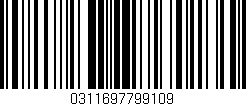 Código de barras (EAN, GTIN, SKU, ISBN): '0311697799109'