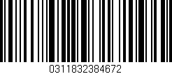 Código de barras (EAN, GTIN, SKU, ISBN): '0311832384672'