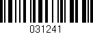 Código de barras (EAN, GTIN, SKU, ISBN): '031241'
