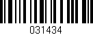 Código de barras (EAN, GTIN, SKU, ISBN): '031434'