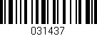Código de barras (EAN, GTIN, SKU, ISBN): '031437'