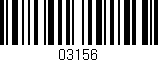 Código de barras (EAN, GTIN, SKU, ISBN): '03156'
