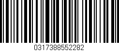 Código de barras (EAN, GTIN, SKU, ISBN): '0317388552282'
