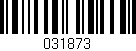 Código de barras (EAN, GTIN, SKU, ISBN): '031873'