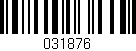 Código de barras (EAN, GTIN, SKU, ISBN): '031876'