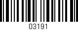 Código de barras (EAN, GTIN, SKU, ISBN): '03191'