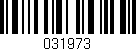 Código de barras (EAN, GTIN, SKU, ISBN): '031973'