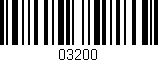 Código de barras (EAN, GTIN, SKU, ISBN): '03200'