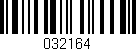 Código de barras (EAN, GTIN, SKU, ISBN): '032164'