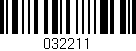 Código de barras (EAN, GTIN, SKU, ISBN): '032211'