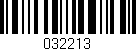 Código de barras (EAN, GTIN, SKU, ISBN): '032213'