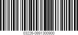 Código de barras (EAN, GTIN, SKU, ISBN): '03226-0891300900'