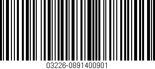 Código de barras (EAN, GTIN, SKU, ISBN): '03226-0891400901'