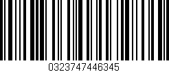 Código de barras (EAN, GTIN, SKU, ISBN): '0323747446345'