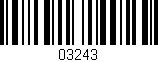 Código de barras (EAN, GTIN, SKU, ISBN): '03243'