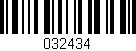 Código de barras (EAN, GTIN, SKU, ISBN): '032434'