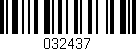 Código de barras (EAN, GTIN, SKU, ISBN): '032437'