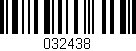 Código de barras (EAN, GTIN, SKU, ISBN): '032438'