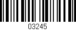 Código de barras (EAN, GTIN, SKU, ISBN): '03245'