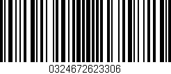 Código de barras (EAN, GTIN, SKU, ISBN): '0324672623306'
