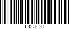 Código de barras (EAN, GTIN, SKU, ISBN): '03248-30'