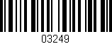 Código de barras (EAN, GTIN, SKU, ISBN): '03249'