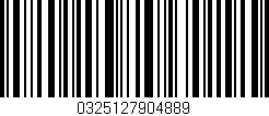 Código de barras (EAN, GTIN, SKU, ISBN): '0325127904889'
