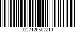 Código de barras (EAN, GTIN, SKU, ISBN): '0327128582219'