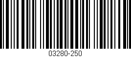 Código de barras (EAN, GTIN, SKU, ISBN): '03280-250'