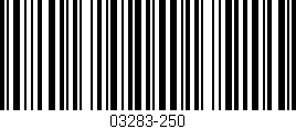 Código de barras (EAN, GTIN, SKU, ISBN): '03283-250'