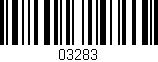 Código de barras (EAN, GTIN, SKU, ISBN): '03283'