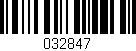 Código de barras (EAN, GTIN, SKU, ISBN): '032847'