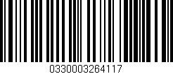 Código de barras (EAN, GTIN, SKU, ISBN): '0330003264117'