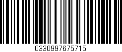 Código de barras (EAN, GTIN, SKU, ISBN): '0330997675715'