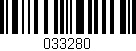 Código de barras (EAN, GTIN, SKU, ISBN): '033280'