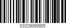 Código de barras (EAN, GTIN, SKU, ISBN): '03328066805'