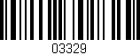 Código de barras (EAN, GTIN, SKU, ISBN): '03329'