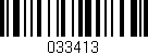 Código de barras (EAN, GTIN, SKU, ISBN): '033413'