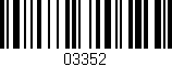 Código de barras (EAN, GTIN, SKU, ISBN): '03352'