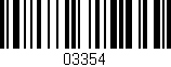 Código de barras (EAN, GTIN, SKU, ISBN): '03354'