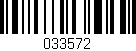 Código de barras (EAN, GTIN, SKU, ISBN): '033572'